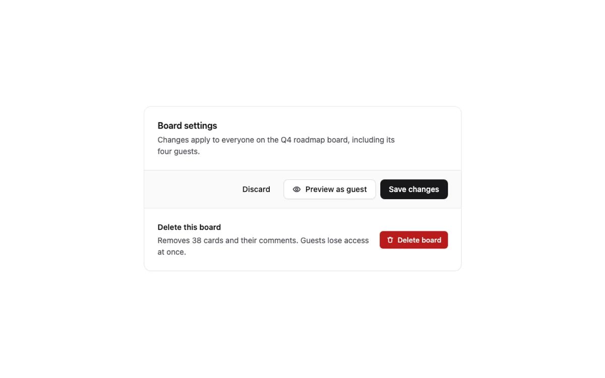 Action button preview