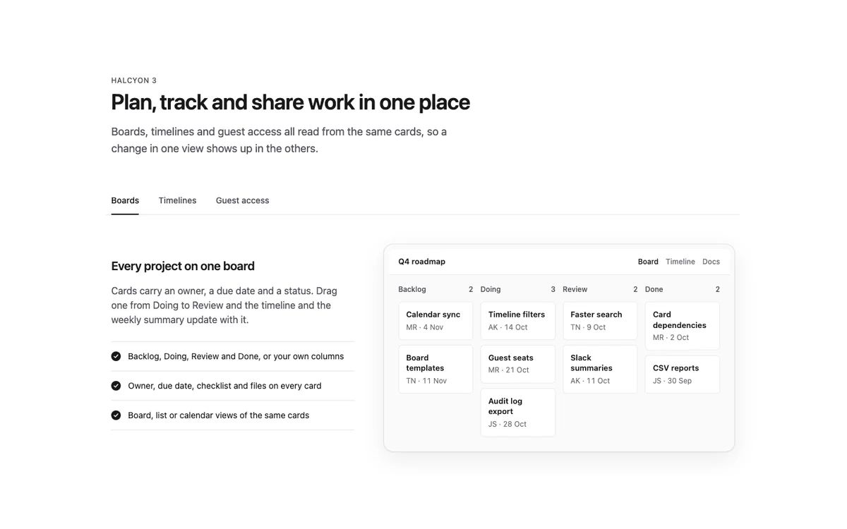 Feature tabs preview