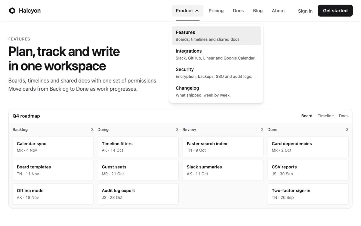 Site header preview